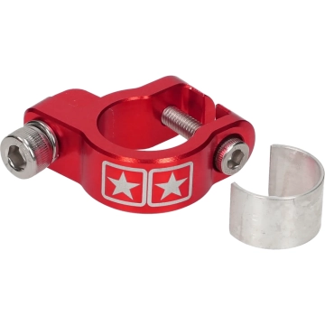 Uitlaatklem Stage6 CNC universeel rood