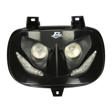 Koplamp T4T LED MBK Booster, Yamaha Bws zwart (tot 2004)