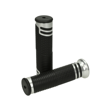 Handvatset T4T Grooves zwart/chroom