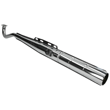 Uitlaat Tecno Puch Maxi 28mm snel standaard model chroom