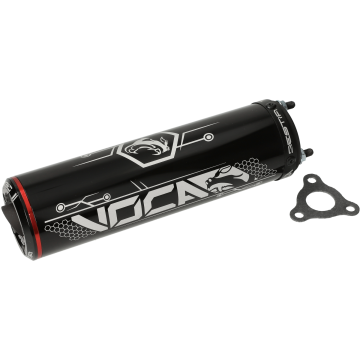 Uitlaatdemper Voca Racing Evo Bestia zwart