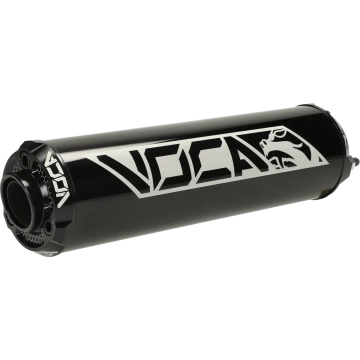 Uitlaatdemper Voca Racing CNC zwart