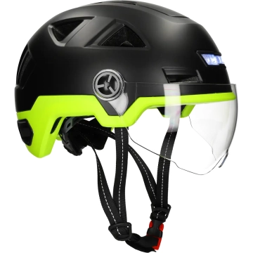 Vito Speed Pedelec helm E-Light matzwart / fluorgeel