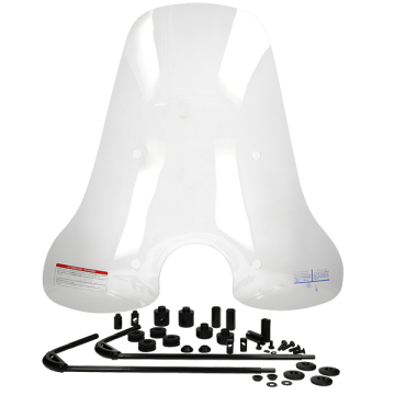 Windscherm Vespa LX hoog transparant