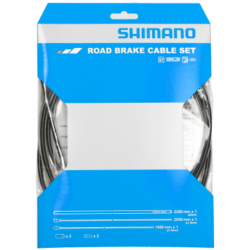 Remkabelset Shimano Race RVS zwart