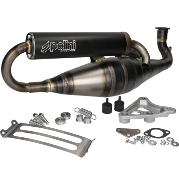 Polini -  70cc Evolution 3 uitlaat voor Minarelli Horizontaal 50cc 2 Takt