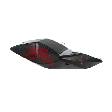 Achterlicht STR8 black line LED met knipperlichten Peugeot Speedfight 3 smoke