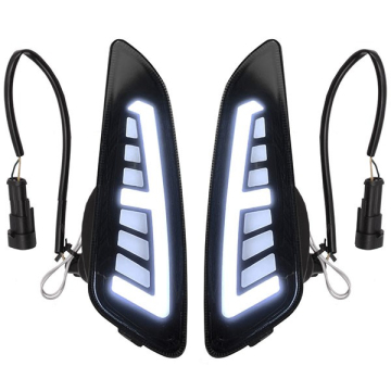 Knipperlicht set voorzijde Power1 Sport (E-Keur) smoke Vespa Primavera, Sprint