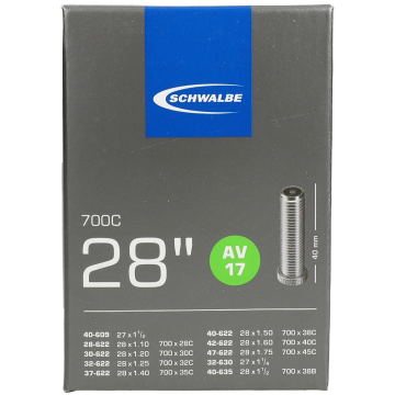 Binnenband Schwalbe AV17 28" / 28/47-622/635 - 40mm ventiel