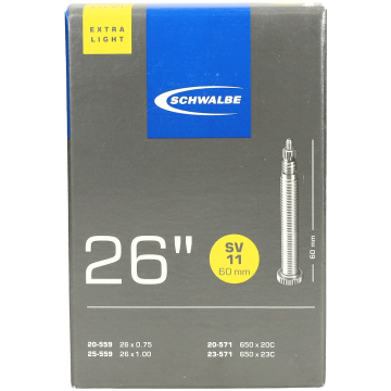 Binnenband Schwalbe SV11 26" 20/25-559/571 - 60mm ventiel