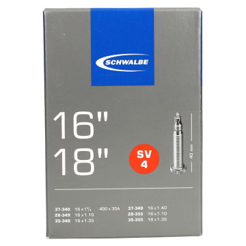 Schwalbe - Binnenband  SV4 16-18 inch / 28/37-340/355 40mm ventiel