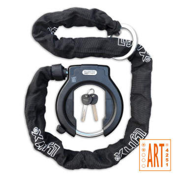 Lynx art 2 ringslot met ketting lazo 