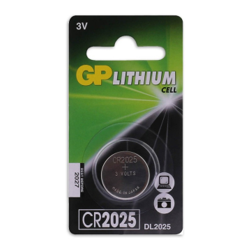 CR2025 lithium knoopcel 3V 1PK