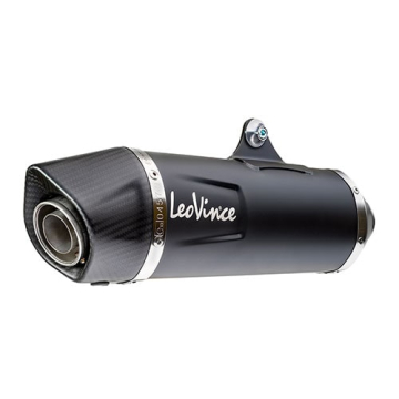 Uitlaat Leovince NERO Slip-on RVS voor Vespa GTS 300 HPE Euro4 Katalysator (2019 – 2020)