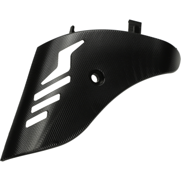 Beschermkap voorvork CNC aluminium voor Vespa Primavera, Sprint zwart