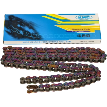 Ketting KMC 420 1/4 lengte 136 schakels titanium
