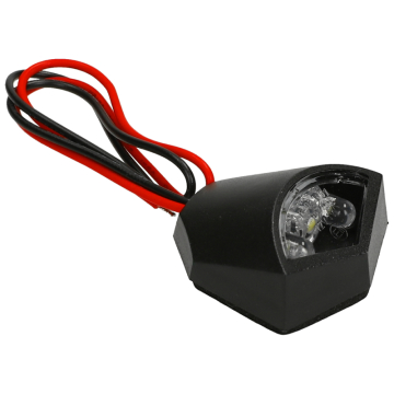 Kentekenverlichting universeel LED zwart