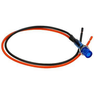 Controlelamp blauw 12V 8mm universeel (inbouw)