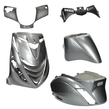 Kappenset Piaggio Zip 2000 SP Black silver