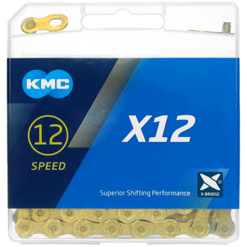 KMC - Ketting KMC X12 12x11/128 goud