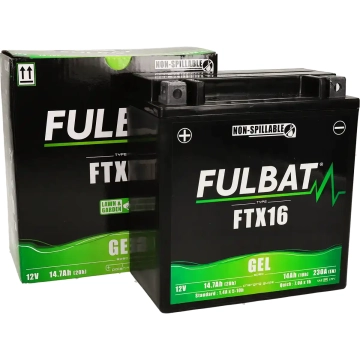 Fulbat - Accu  YTX16-BS Gel 12V 14Ah onderhoudsvrij