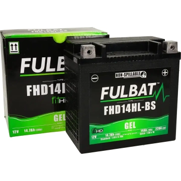 Fulbat - Accu  YHD14HL-BS Gel SLA 12V 14Ah onderhoudsvrij (o.a Harley Davidson)