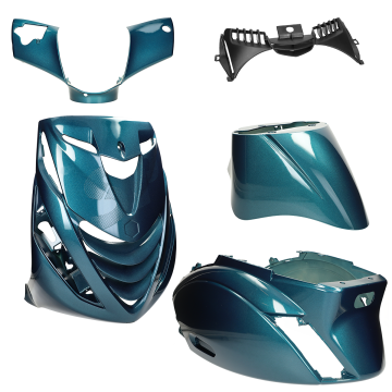 Kappenset Piaggio Zip SP Hoogglans Petrol metallic