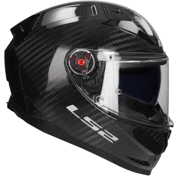 LS2 -  Helm Vector II Carbon Solid FF811 zwart