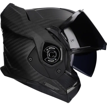 LS2 -  Helm Advant X Carbon Solid FF901 mat zwart