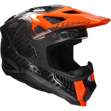 LS2 Helm X-Force Victory MX703 titanium / oranje