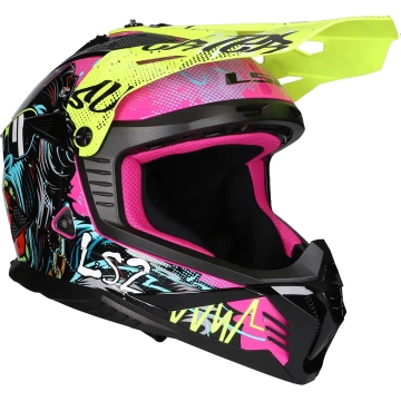 LS2 -  Helm Fast II Gorilla MX708 fluorroze / fluorgeel