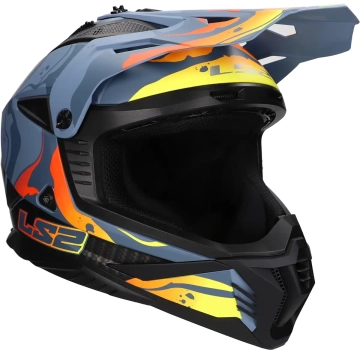 LS2 -  Helm Fast II Wash MX708 grijs