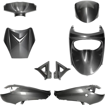 Mezoly - Kappenset Peugeot Vivacity Metallic grijs (tot 2008)