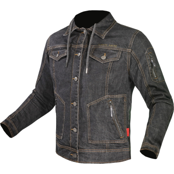LS2 -  Oaky dames motorjas denim - Zwart