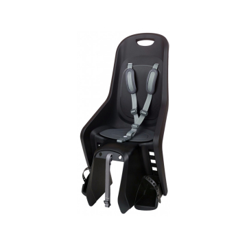Polisport -  Bubbly Maxi Plus MIK HD achterzitje zwart/donkergrijs (agerbevestiging)