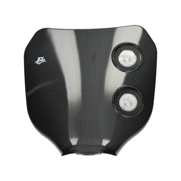 Koplampspoiler T4T cross carbon (met verlichting)