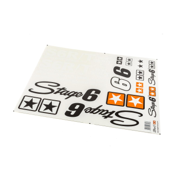 Stickerset Stage6 MKII Wit 20 delig 50 x 39 cm