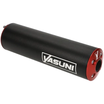 Uitlaatdemper Yasuni Cross R1, R2, R3 zwart / rood (links)