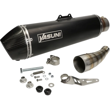 Yasuni - Uitlaat  4 Yamaha X-Max 300cc euro4 zwart / carbon