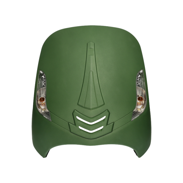 Voorkap met knipperlichten voor AGM VX50, BTC Riva new style Mat groen main product photo