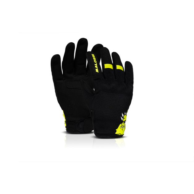 Malossi - handschoenen zwart / geel main product photo