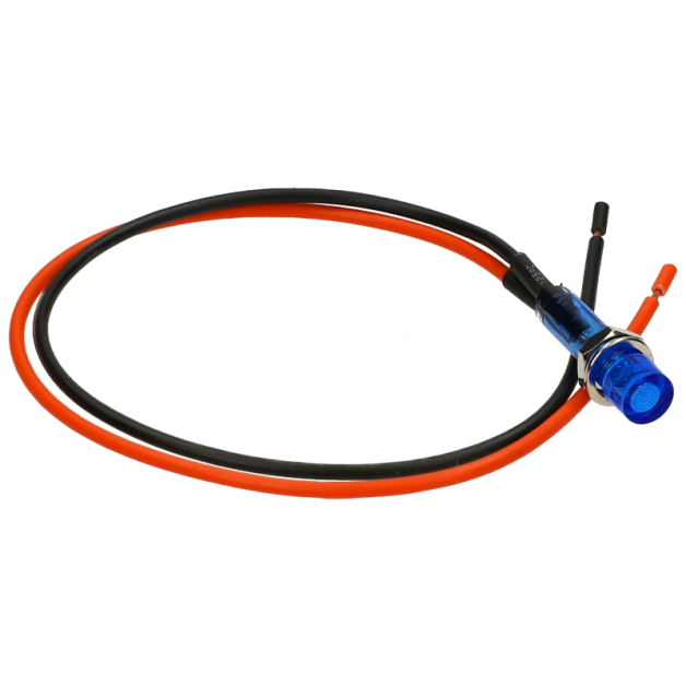 Mokix - Controlelamp blauw 12V 8mm universeel (inbouw) main product photo