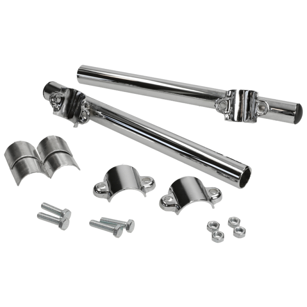 Supertec - Stuur clip-on 28 – 30mm chroom (Montage op voorvork poten) main product photo