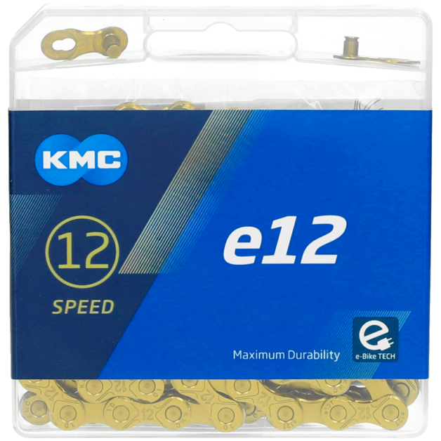 KMC - Ketting KMC e12 TI-Ni goud 1/2x11/128 main product photo