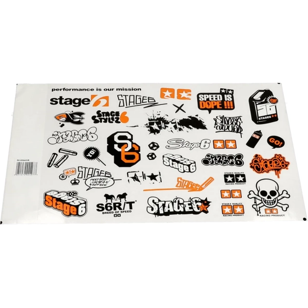 Stage6 - Stickerset oranje 30-delig 21 x 30 cm main product photo