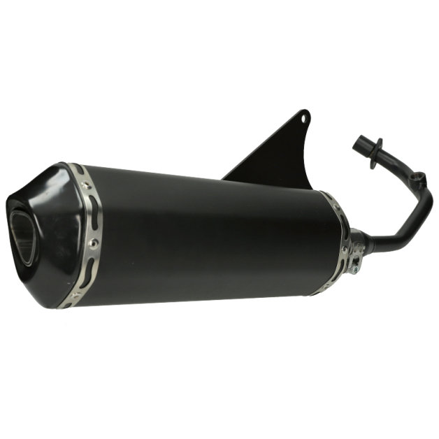 Jamarcol - Uitlaat zwart Vespa Primavera, Sprint 50cc 4 Takt 3V iGet main product photo