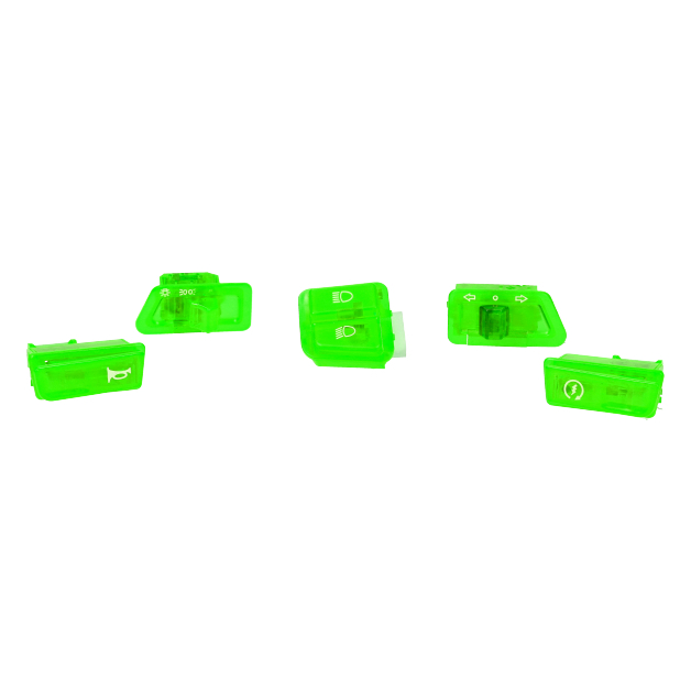 Stuurschakelaar set transparant groen voor AGM VX50, BTC Riva main product photo