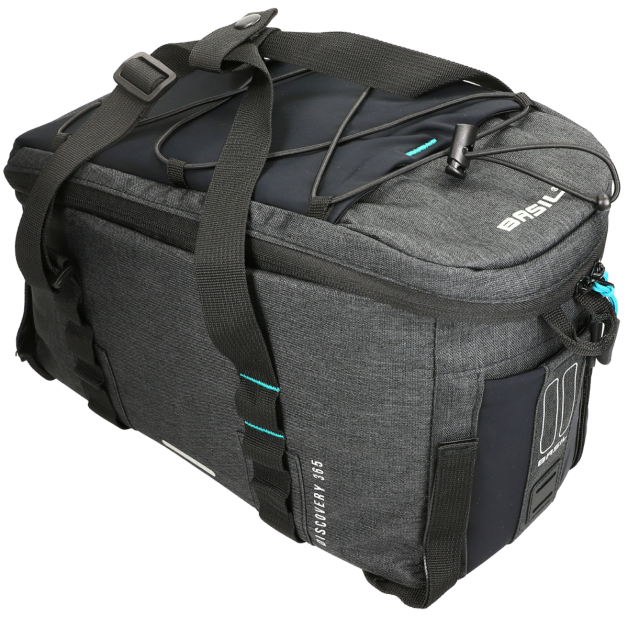 Basil - Bagageagertas  Discovery 365D 9 liter zwart melee main product photo