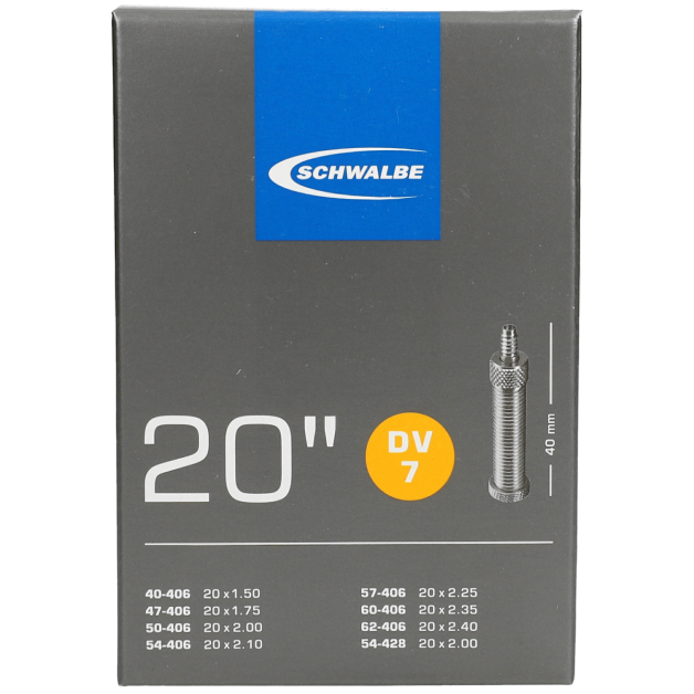 Schwalbe - Binnenband  DV7 20 inch / 40/62-406 40mm ventiel main product photo