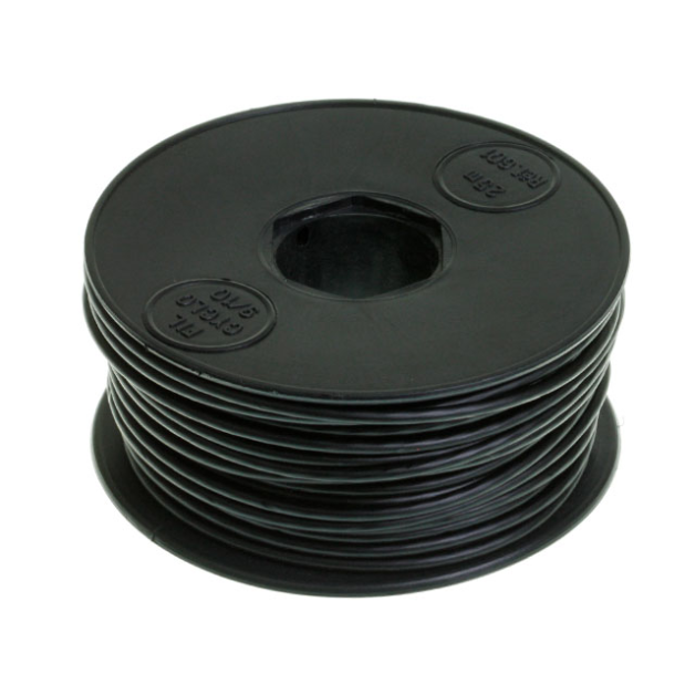 Montagesnoer / Lichtsnoer zwart 30 meter main product photo